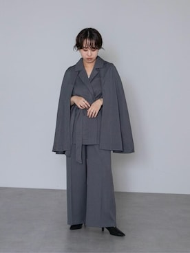 「urs」｜「アイテム（ジャケット/アウター）」を使った、ur'sさん（レディース・153cm）の秋コーディネート