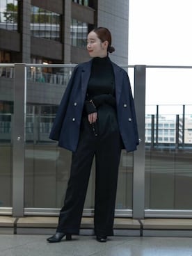 「urs」｜「アイテム（ジャケット/アウター）」を使った、ur'sさん（レディース・162cm）の秋コーディネート
