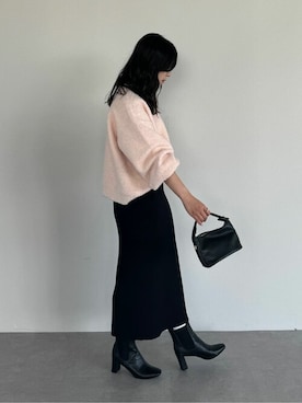 「urs」｜「アイテム（ブーツ）」を使った、ur'sさん（レディース・157cm）の秋コーディネート