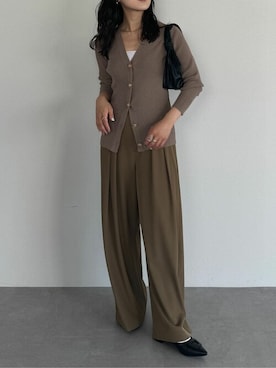 「urs」｜「アイテム（パンプス）」を使った、ur'sさん（レディース・157cm）の秋コーディネート
