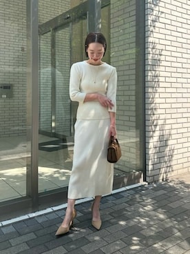 「urs」｜「アイテム（スカート）」を使った、ur'sさん（レディース・162cm）の秋コーディネート