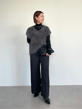 「urs」｜「アイテム（アクセサリー）」を使った、ur'sさん（レディース・154cm）の秋コーディネート