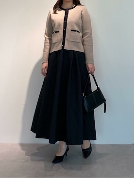 「urs」｜「アイテム（スカート）」を使った、ur'sさん（レディース・166cm）の秋コーディネート