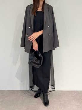 「urs」｜「アイテム（ジャケット/アウター）」を使った、ur'sさん（レディース・168cm）の秋コーディネート