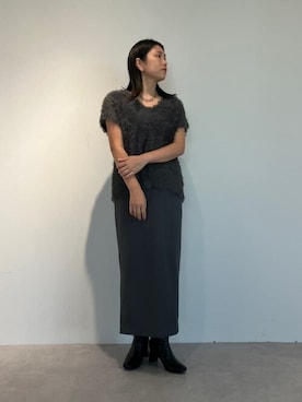 「urs」｜「アイテム（スカート）」を使った、ur'sさん（レディース・158cm）の秋コーディネート