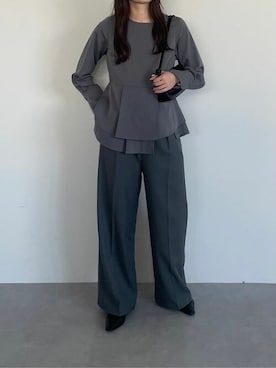 「urs」｜「アイテム（パンプス）」を使った、ur'sさん（レディース・167cm）の秋コーディネート