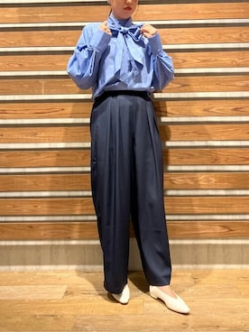 「urs」｜「アイテム（パンプス）」を使った、ur'sさん（レディース・169cm）の秋コーディネート