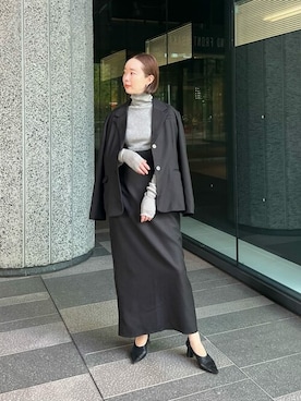 「urs」｜「アイテム（ジャケット/アウター）」を使った、ur'sさん（レディース・162cm）の秋コーディネート