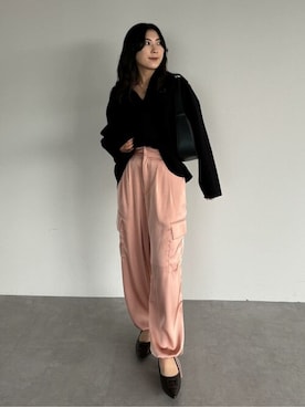 「urs」｜「アイテム（パンプス）」を使った、ur'sさん（レディース・157cm）の秋コーディネート