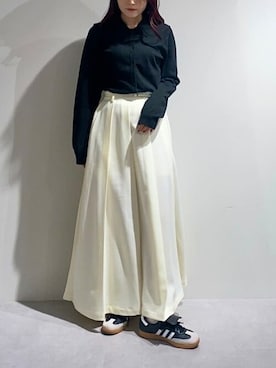 「urs」｜「アイテム（スカート）」を使った、ur'sさん（レディース・159cm）の秋コーディネート