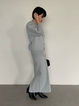 「urs」｜「アイテム（スカート）」を使った、ur'sさん（レディース・157cm）の秋コーディネート