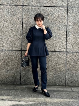 「urs」｜「アイテム（パンプス）」を使った、ur'sさん（レディース・153cm）の秋コーディネート