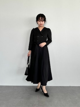 「urs」｜「アイテム（ワンピース/ドレス）」を使った、ur'sさん（レディース・153cm）の秋コーディネート
