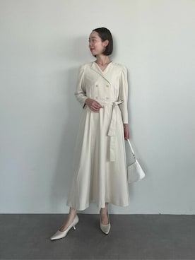 「urs」｜「アイテム（ワンピース/ドレス）」を使った、ur'sさん（レディース・162cm）の秋コーディネート