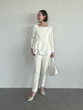 「urs」｜「アイテム（パンプス）」を使った、ur'sさん（レディース・162cm）の秋コーディネート