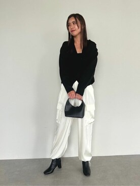 「urs」｜「アイテム（ブーツ）」を使った、ur'sさん（レディース・168cm）の秋コーディネート