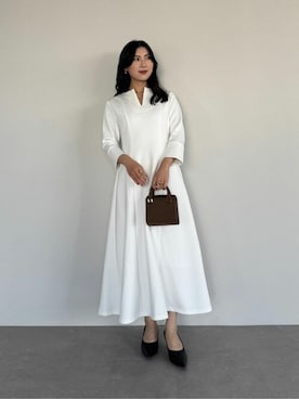 「urs」｜「アイテム（ワンピース/ドレス）」を使った、ur'sさん（レディース・157cm）の冬コーディネート