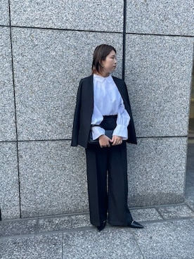 「urs」｜「アイテム（ジャケット/アウター）」を使った、ur'sさん（レディース・158cm）の冬コーディネート