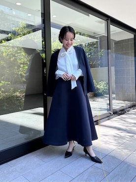 「urs」｜「アイテム（ジャケット/アウター）」を使った、ur'sさん（レディース・153cm）の冬コーディネート