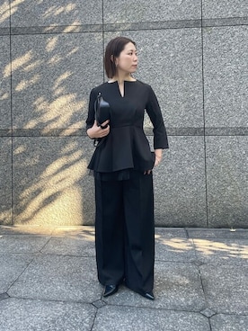 「urs」｜「アイテム（パンプス）」を使った、ur'sさん（レディース・154cm）の冬コーディネート