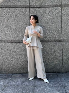 「urs」｜「アイテム（パンプス）」を使った、ur'sさん（レディース・153cm）の冬コーディネート