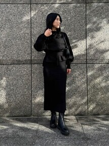 ミラノリブニットセットアップ キラ釦リブニットセットアップ | PROPORTION BODY DRESSING