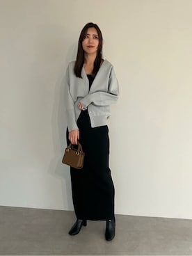 「urs」｜「アイテム（スカート）」を使った、ur'sさん（レディース・168cm）の冬コーディネート