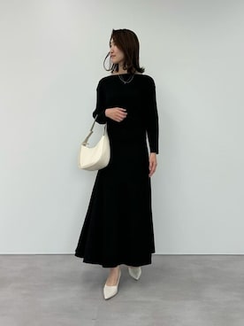 「urs」｜「アイテム（スカート）」を使った、ur'sさん（レディース・169cm）の冬コーディネート
