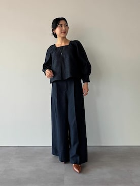 「urs」｜「アイテム（シューズ）」を使った、ur'sさん（レディース・157cm）の冬コーディネート