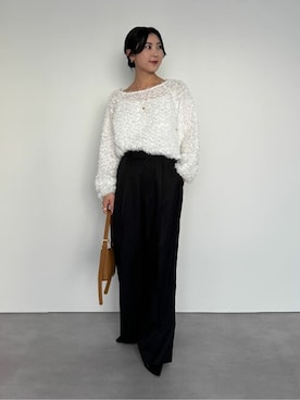 「urs」｜「アイテム（パンプス）」を使った、ur'sさん（レディース・157cm）の冬コーディネート