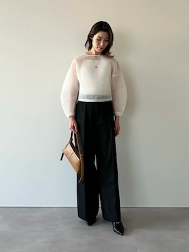 「urs」｜「アイテム（パンプス）」を使った、ur'sさん（レディース・169cm）の冬コーディネート