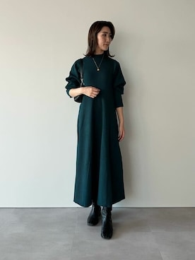 「urs」｜「アイテム（ワンピース/ドレス）」を使った、ur'sさん（レディース・169cm）の冬コーディネート