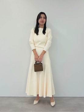 「urs」｜「アイテム（パンプス）」を使った、ur'sさん（レディース・168cm）の冬コーディネート
