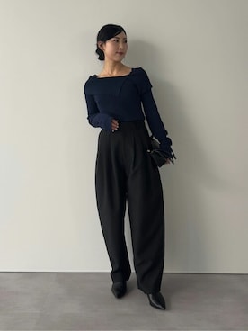 「urs」｜「アイテム（パンプス）」を使った、ur'sさん（レディース・157cm）の冬コーディネート
