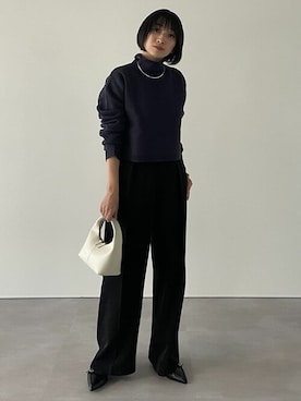 「urs」｜「アイテム（シューズ）」を使った、ur'sさん（レディース・157cm）の冬コーディネート
