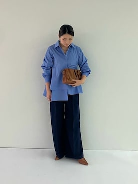 「urs」｜「アイテム（パンツ）」を使った、ur'sさん（レディース・158cm）の冬コーディネート