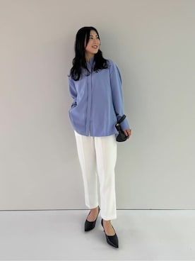「urs」｜「アイテム（パンツ）」を使った、ur'sさん（レディース・157cm）の冬コーディネート