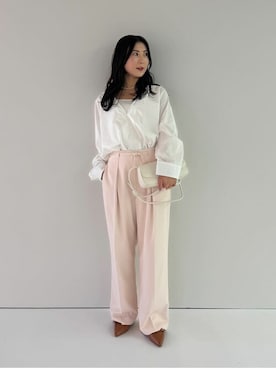 「urs」｜「アイテム（パンツ）」を使った、ur'sさん（レディース・157cm）の冬コーディネート