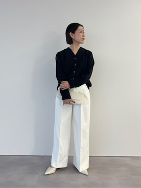 「urs」｜「アイテム（パンツ）」を使った、ur'sさん（レディース・154cm）の冬コーディネート