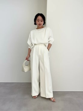 「urs」｜「アイテム（パンツ）」を使った、ur'sさん（レディース・153cm）の冬コーディネート