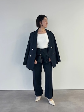 「urs」｜「アイテム（ジャケット/アウター）」を使った、ur'sさん（レディース・154cm）の冬コーディネート