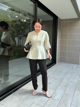 「urs」｜「アイテム（パンツ）」を使った、ur'sさん（レディース・153cm）の冬コーディネート