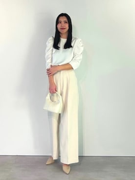 「urs」｜「アイテム（パンツ）」を使った、ur'sさん（レディース・168cm）の冬コーディネート
