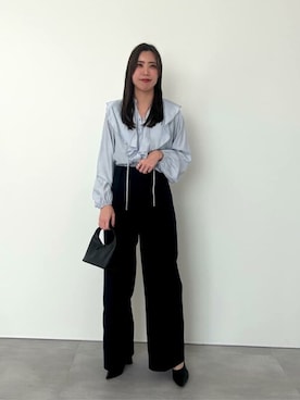 「urs」｜「アイテム（パンツ）」を使った、ur'sさん（レディース・168cm）の冬コーディネート