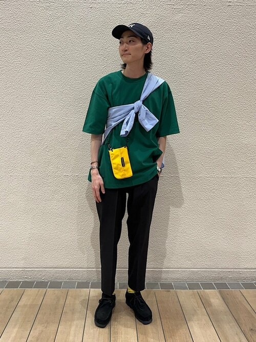 SHIPS any: COOLMAX 1タック アンクルテーパード パンツ◇
