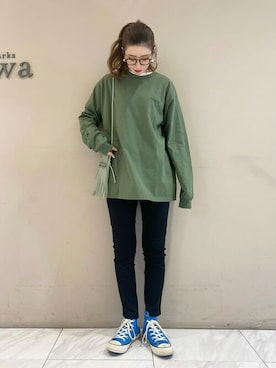 「スヌーピー」｜sumiさん（レディース・161cm）の冬コーディネート