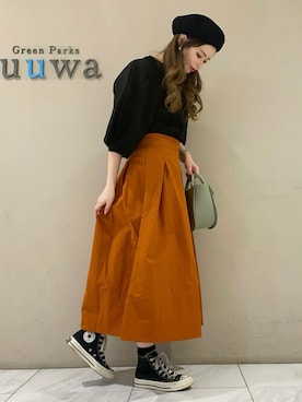 「armonia（アルモニーア）のアイテム」を使った、sumiさん（レディース・161cm）の冬コーディネート