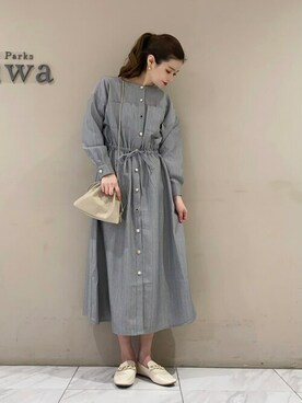 「ELENCARE DUE（エレンカーレデュエ）のアイテム」を使った、sumiさん（レディース・161cm）の冬コーディネート