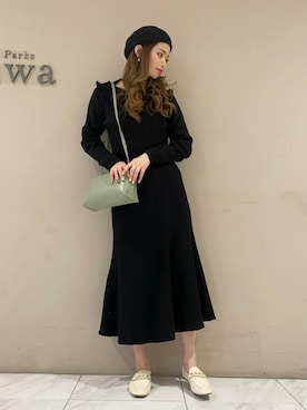 「ニットアップ」｜sumiさん（レディース・161cm）の春コーディネート