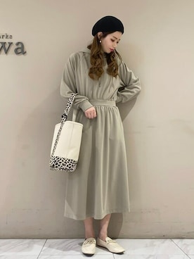 「armonia（アルモニーア）のアイテム」を使った、sumiさん（レディース・161cm）の春コーディネート